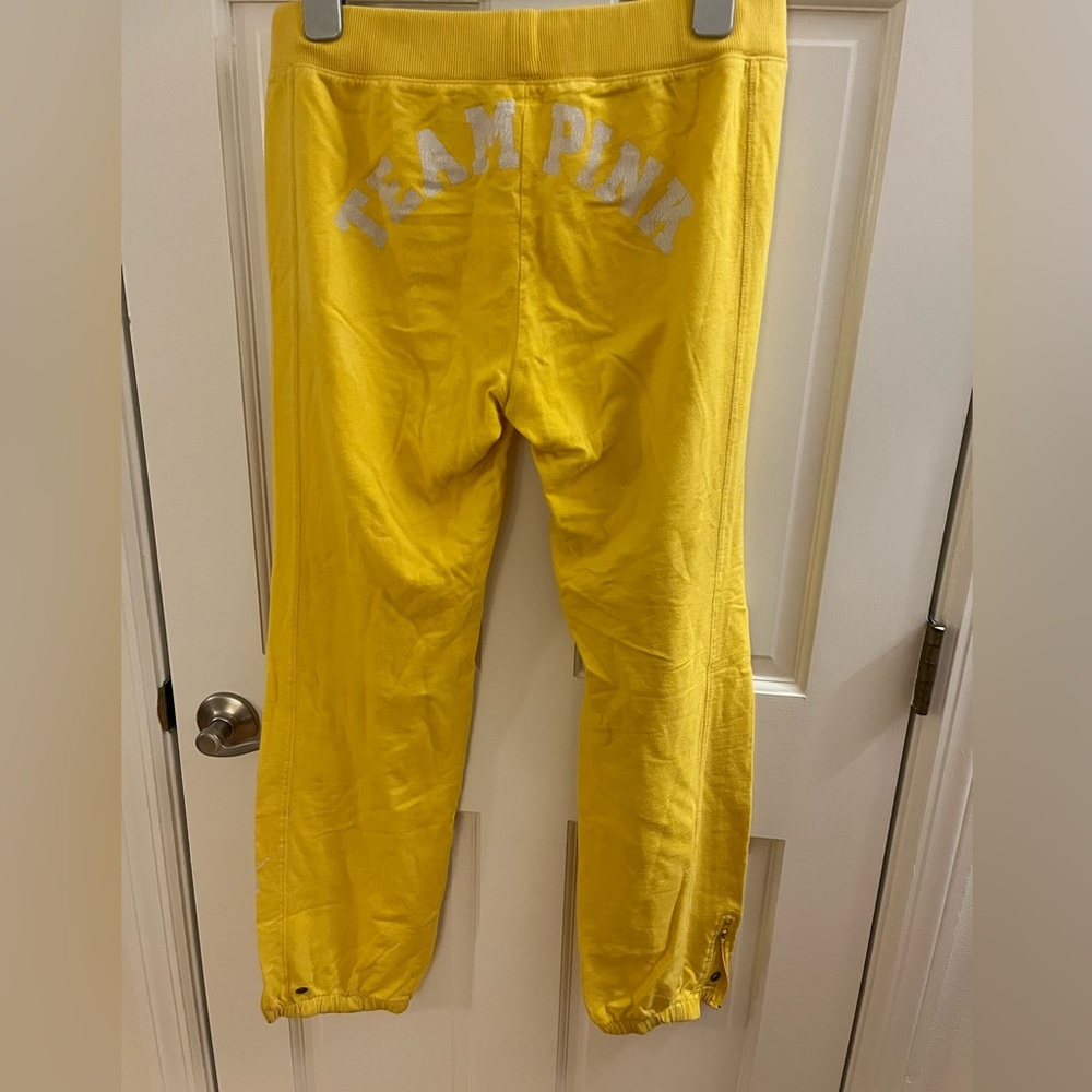 VS Pink yellow joggers